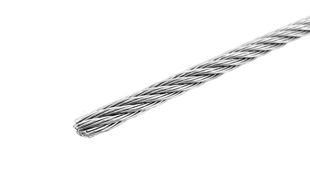 Трос из нержавеющей стали средней жесткости Ø5 мм AISI304 Ф-1061 2 Трос из нержавеющей стали средней жесткости Ø5 мм AISI304 Ф-1061 2