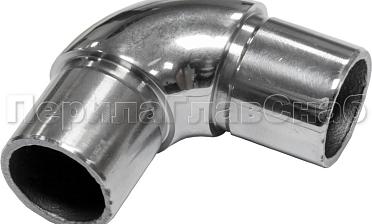 Отвод трубы Ø25.4 мм с установочными кольцами, полированный (AISI 304) k325 купить в Воронеже