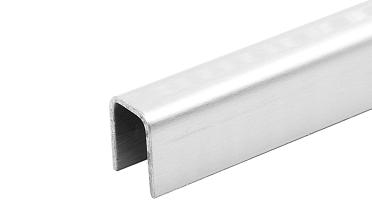 Профиль П-образный t=1,5 мм под стекло 20 мм, шлифованный, длина 2000 мм AISI 304 Ф-1148 купить в Воронеже