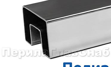 Труба 40х60, с пазом 24х24, полированная, AISI 304 k824-3 купить в Воронеже