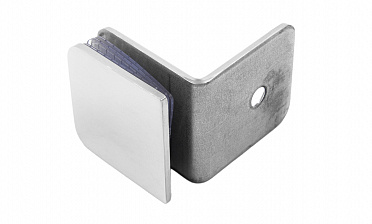 Коннектор для душевой кабины стена-стекло 90°, 45х45, полированный t722-2 PSS купить в Воронеже Коннектор для душевой кабины стена-стекло 90°, 45х45, полированный t722-2 PSS купить в Воронеже