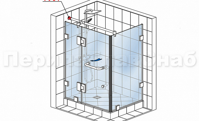 Соединитель стена-труба 19 мм, цинк-хром полированный t907 Pzn 2 Соединитель стена-труба 19 мм, цинк-хром полированный t907 Pzn 2