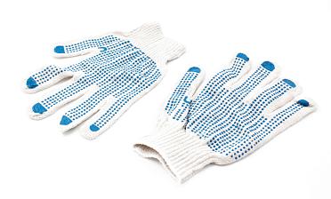 Перчатки х/б, точка Ф-0809 купить в Воронеже