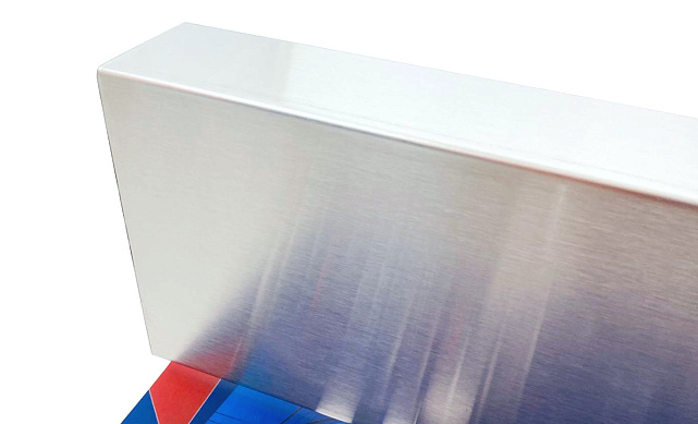 Накладка для крепления (тыльная/лицевая) из шлифованной нержавейки 1.0 мм длина 2,0 м k601-24 2 Накладка для крепления (тыльная/лицевая) из шлифованной нержавейки 1.0 мм длина 2,0 м k601-24 2