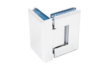 Петля для душевой кабины стекло-стекло 90° 90х55 мм полированный  t304 PSS купить в Воронеже