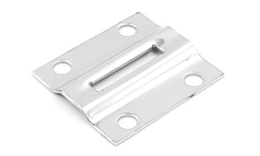 Боковой крепеж стойки под Ø38.1 мм, полированный (AISI 316) k056-2 купить в Воронеже