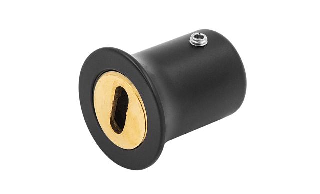  Соединитель стена-труба 19 мм, цинк, черный t907 BZn 