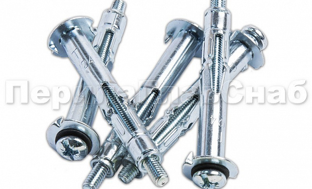 Дюбель-бабочка оц. 4х14 (под однослойный гипсокартон) М-3880 Дюбель-бабочка оц. 4х14 (под однослойный гипсокартон) М-3880