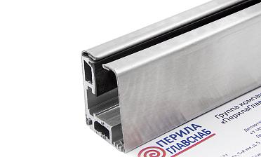 Профиль алюминиевый зажимной  для стекла 8-12мм, AISI 304 SSS, шлифованный, длина 3 метра т40-9 SSS купить в Воронеже