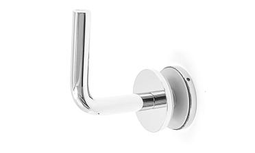 Держатель поручня на стекло 10-17 мм, полированный (AISI 304) k008 купить в Воронеже