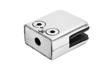 Стеклодержатель штампованный, под стекло 10 мм (5+5 мм), на плоскость 40х24х48 полированный (AISI 304) k352-10 купить в Воронеже