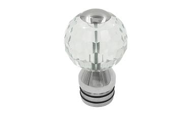 Стеклянный шар, наконечник на стойку Ø50.8 мм, с алюминиевой системой фиксации, прозрачный k248 купить в Воронеже