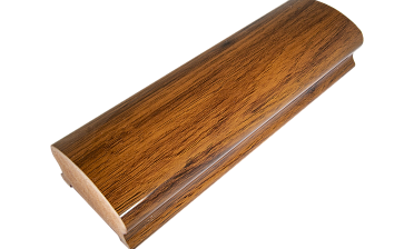 Пластиковый поручень фигурный текстурный, цвет Венге, длина 4м k897-3  купить в Воронеже