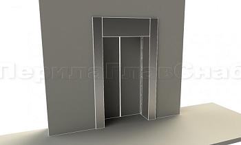 Облицовка портала лифта в Воронеже. Готовые проекты ПерилаГлавСнаб