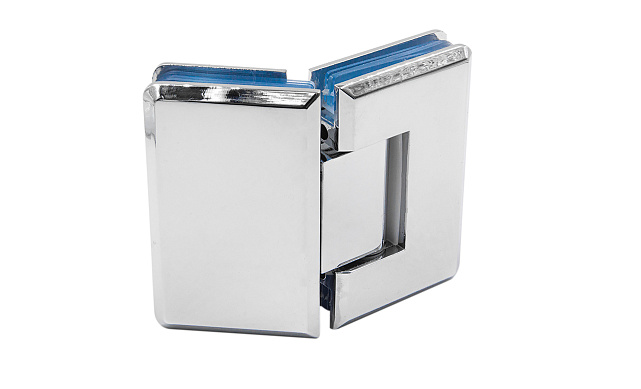 Петля для душевой стекло-стекло 90х55 мм, 135°, нержавеющая сталь AISI 304, полированная t302 PSS