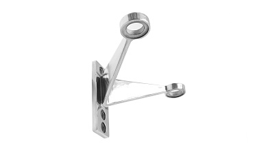 Крепление рутеля к стене, двойное 250мм, фланец с тремя отверстиями, AISI 304 k612-3 купить в Воронеже Крепление рутеля к стене, двойное 250мм, фланец с тремя отверстиями, AISI 304 k612-3 купить в Воронеже