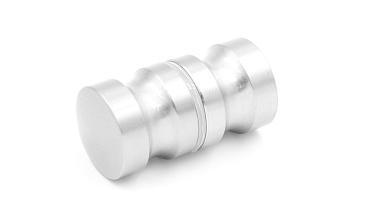 Дверная ручка "кноб", алюминий-хром, шлифованный t692 AL SSS купить в Воронеже