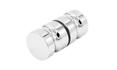 Ручка-кноб для двери 32х38 мм латунь-хром, полированная t692 PC купить в Воронеже