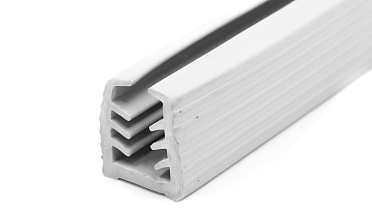 Уплотнитель в поручень с пазом 27х30 для стекла 10 мм, EPDM (палки 3 м) СЕРЫЙ Фk305-G купить в Воронеже Уплотнитель в поручень с пазом 27х30 для стекла 10 мм, EPDM (палки 3 м) СЕРЫЙ Фk305-G купить в Воронеже