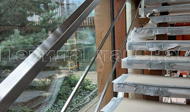 Перила с двумя ригелями в Воронеже. Готовые проекты ПерилаГлавСнаб