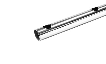 Труба AISI 304 25х1х6000, с перфорацией под  Ø16, 90°, GRIT 600 837-4 купить в Воронеже Труба AISI 304 25х1х6000, с перфорацией под  Ø16, 90°, GRIT 600 837-4 купить в Воронеже