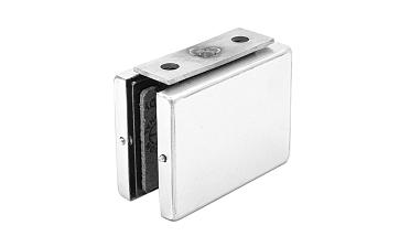 Коннектор стена-стекло с монтажной пластиной, шлифованный, вырез 09 t192 SSS купить в Воронеже