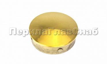 Заглушка штампованная Ø38х1.5 мм, (AISI 304), под золото Фk036-88 купить в Воронеже