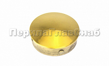 Заглушка штампованная Ø38х1.5 мм, (AISI 304), под золото Фk036-88 купить в Воронеже