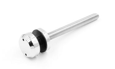 Комплект торцевого крепления несущего стекла, гайка-шайба Ø50х10х18 мм с внутренней резьбой М16(для оцинковки), полированный AISI 304, уценка k277-7-У купить в Воронеже