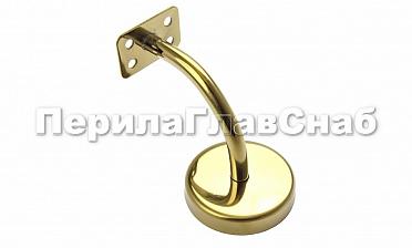 Пристенок с ложементом под плоскость,  сварной с крышкой, полированный, под золото (AISI 201) Фk386-88 купить в Воронеже