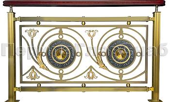 Латунные ограждения лестниц серия – Валгалла XL04 в Воронеже. Готовые проекты ПерилаГлавСнаб