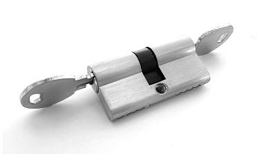 Личинка латунная 30х30мм для замка t155 ключ-ключ t155-101 SSS купить в Воронеже