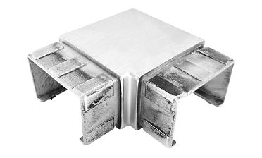 Отвод для поручня с пазом 40х60 мм, шлифованный (AISI 304) Фk542-2 купить в Воронеже