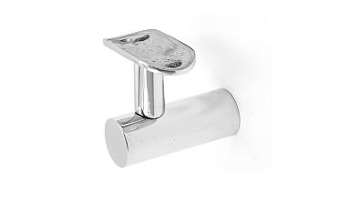 Держатель поручня к стойке Ø38.1 мм, с ложементом для трубы Ø50.8 мм полированный, литой (AISI 304) k243 купить в Воронеже