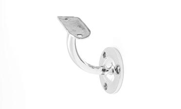 Пристенок с ложементом под Ø50.8 мм, вынос 70х45, Ø60х3 мм, литой, 25х45х2 мм, полированный, (AISI 316) k234-2 купить в Воронеже