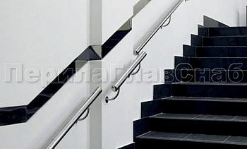 Пристенный поручень из нержавеющей стали 50 мм в Воронеже. Готовые проекты ПерилаГлавСнаб