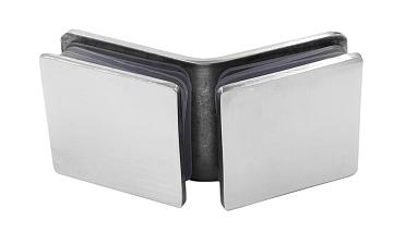 Коннектор для душевой кабины стекло-стекло 135° 45х45 мм латунь-хром t726 PC купить в Воронеже