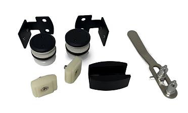 Комплект раздвижной системы на G-профиле, черный t407 BL  купить в Воронеже