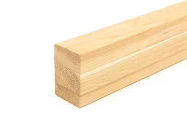 Дубовый поручень 60х40 некрашеный БЕЗ ПАЗА, Премиум Ф-1196 купить в Воронеже