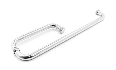 Дверная ручка-скоба 19х450х200 мм, полированная, AISI 304 t626-19 PSS купить в Воронеже