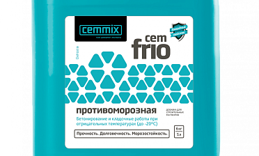 CEMMIX CemFrio противоморозная добавка 5л Ф-0387 купить в Воронеже