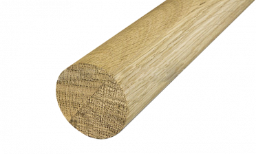 Поручень деревянный из Дуба Ø50мм -  2,0 м Премиум Ф-1662 купить в Воронеже Поручень деревянный из Дуба Ø50мм -  2,0 м Премиум Ф-1662 купить в Воронеже