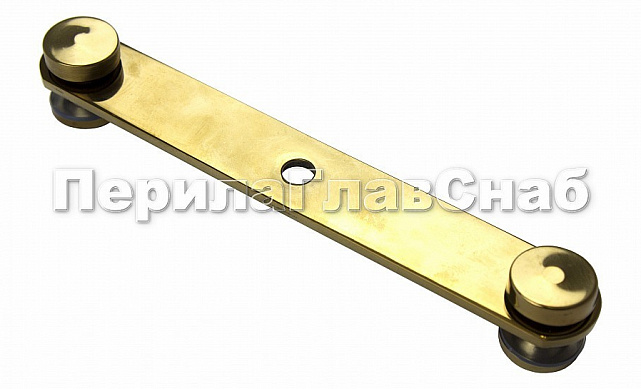 Стеклодержатель пластинчатый 3хМ8, по центрам 170х5 мм, полированный, шайбы 5 мм литые, под стекло 6-12 мм, (AISI 304), под золото Фk023-88 2 Стеклодержатель пластинчатый 3хМ8, по центрам 170х5 мм, полированный, шайбы 5 мм литые, под стекло 6-12 мм, (AISI 304), под золото Фk023-88 2