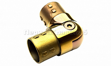 Поворот литой, внутренний, шарнирный, под Ø38.1 мм, под золото (AISI 304) Фk250-88 купить в Воронеже Поворот литой, внутренний, шарнирный, под Ø38.1 мм, под золото (AISI 304) Фk250-88 купить в Воронеже