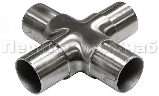 Соединение поручня Ø50.8 мм, крестовина (AISI 304) k361