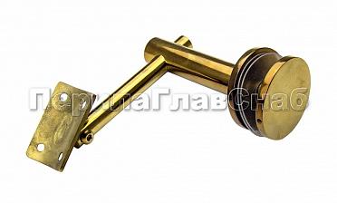 Выносной держатель поручня на стекло 8-16 мм, под золото (AISI 304) Фk241-88 купить в Воронеже