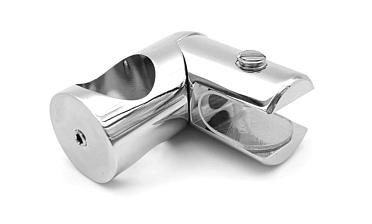 Держатель стекла сквозной боковой, для трубы 19 мм, полированный, t912 PSS купить в Воронеже