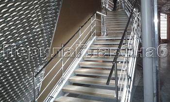 Нержавеющие перила и ограждения с подсветкой в Воронеже. Готовые проекты ПерилаГлавСнаб