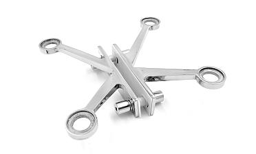 X-спайдер для установки на стеклянное ребро AISI 304 k290-X купить в Воронеже