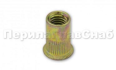 Заклепка латунь с внутр. резьбой М8, бурт №1 k478 купить в Воронеже